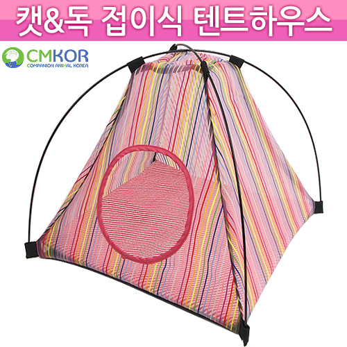 [CM] 캣&독 폴라리스 접이식 텐트 (레인보우)